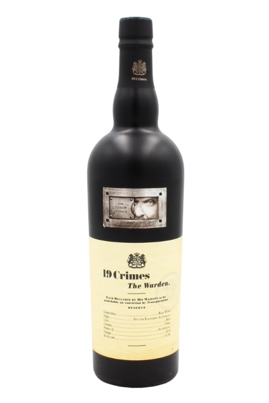 19 CRIMES THE WARDEN  RED WINE RESERVE-750ML
