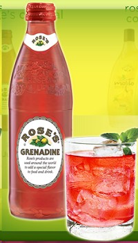 ROSE'S GRENADINE  GRENADINE SYRUP-25 OZ