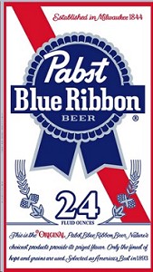 PABST BLUE RIBBON MILWAUKEE CAN  -12pk