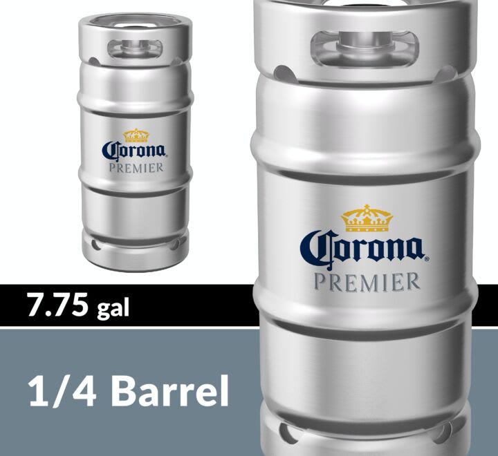 CORONA PREMIER LOG - 1/4 BARREL KEG