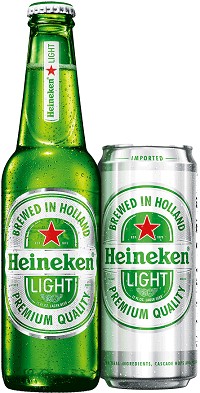 HEINEKEN LIGHT HOLLAND BEER - 24PK BTL