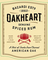 BACARDI RUM SPICED AMERICAN OAK-750ML