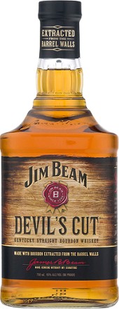 JIM BEAM DEVIL'S CUT  90 PROOF BOURBON WISK-750ML