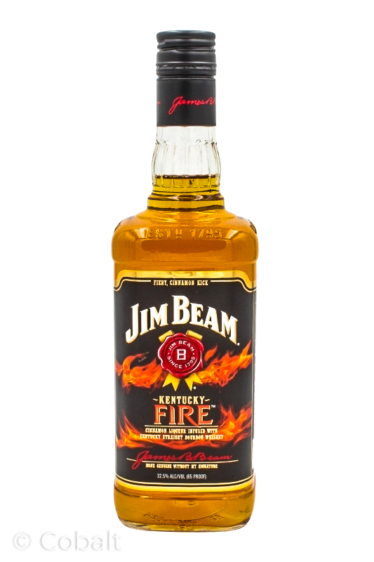 JIM BEAM FIRE  CINAMON LIQUOR BOURBON-750ML