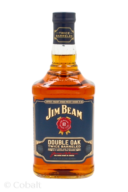 JIM BEAM BOURBON WHISKEY DOUBLE OAK - 750ml