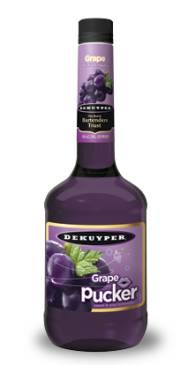 DEKUYPER PUCKER GRAPE 750ML