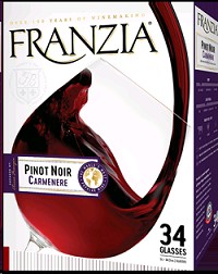 FRANZIA PINOT NOIR/CARMENERE -5.0L