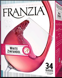FRANZIA WHITE ZINFANDEL-5.0L