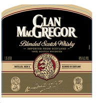 CLAN MACGREGOR  SCOTCH WISKEY  -200ML