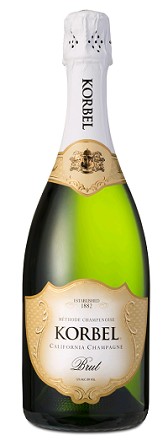KORBEL BRUT CHAMPAGNE 187ML - 4 pk