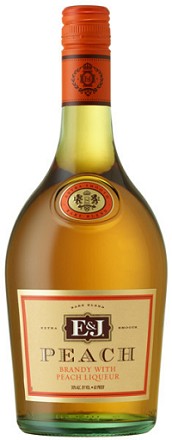 E & J  PEACH BRANDY 750 ML