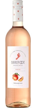 BAREFOOT FRUITSCATO PEACH 750ML