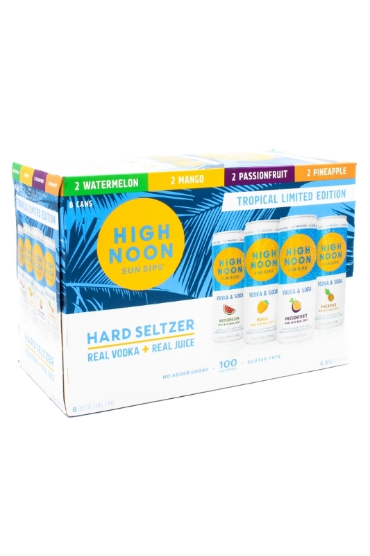 HIGH NOON HARD SELTZER TROPICAL VARIETY PACK 355ML CAN - 8PK