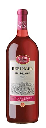 BERINGER  WHITE ZIN MOSCATO -750ML