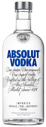 ABSOLUT VODKA 80 PROOF -200ml